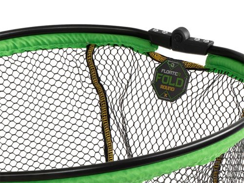 Lebegő merítőhálófej Delphin REAXE FloateR FoldROUND | 70x60cm