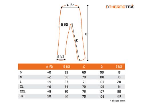 Delphin ThermoTEX kültéri nadrág | 2XL