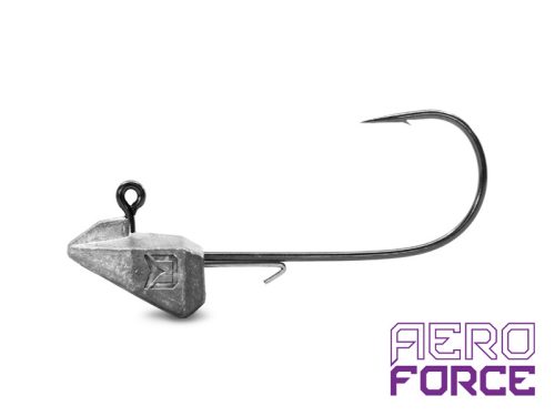Grub-tartóval ellátott Delphin AeroFORCE jigfej / 5 db | 3g-6