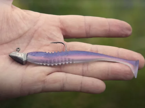 Grub-tartóval ellátott Delphin AeroFORCE jigfej / 5 db | 3g-2