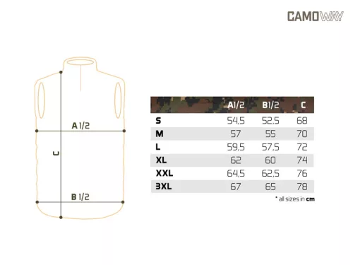 Delphin CamoWAY mellény | M