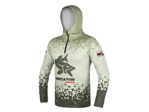 Delphin UV ARMOR 50+ Kapucnis hosszúujjú póló Predator XXXL