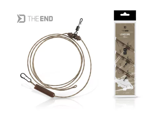 Delphin THE END Leadcore HELI szerelék / 3 db 80cm