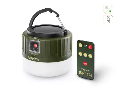 Delphin SVITA kemping lámpa távirányítóval 4W/180lm/3600mAh