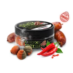   Nástraha D SNAX SHELL Frankfurtská klobása-Chilli 8mm/wafters/rozpustné/30g