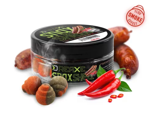 Nástraha D SNAX SHELL Frankfurtská klobása-Chilli 8mm/wafters/rozpustné/30g