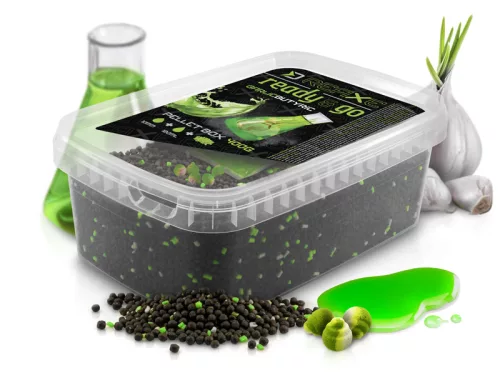 Pellet box Delphin Reaxe READY&GO / Fokhagyma–Vajsav 400g+120ml booster+10mm waft