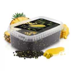   Pelletbox Delphin Reaxe READY&GO / Kukorica–Anannász 400g+120ml booster+10mm waft