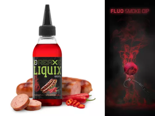 Fluo dip D SNAX LiquiX / 100ml Frankfurti kolbász – Csili