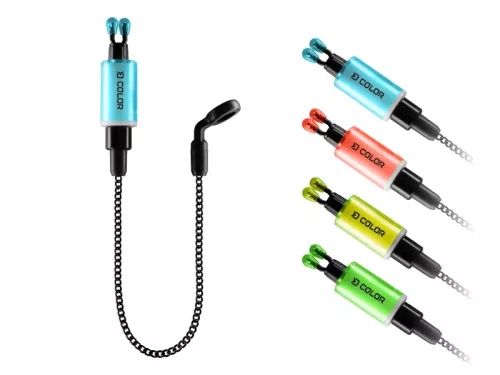 Delphin COLOR láncos kapásjelző szett / 2 db zöld + sárga