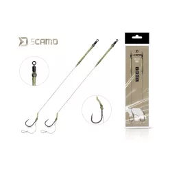 Delphin sCAMO Boilie rig / 2db 20cm/25lbs/#8