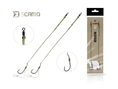 Delphin sCAMO Skin rig / 2db 20cm/25lbs/#2