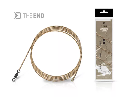 Delphin TheEND Leadcore + Swivel / 3 db 1m