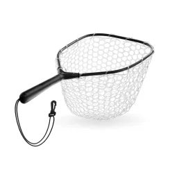  Delphin TroutSPIN pisztrángos merítő puha hálóval 40x30cm