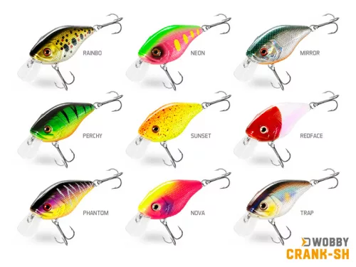 Wobbler Delphin WOBBY CRANK-SH 8g/5cm/Float./TRAP