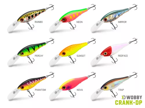 Wobbler Delphin WOBBY CRANK-DP 12g/7cm/Float./TRAP