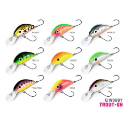 Wobbler Delphin WOBBY TROUT-SH 4g/4cm/Float./TRAP
