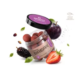   Delphin BreaX balanszírozott bojli/SweetBERRY Eperfaeper-Eper-Szilva/24mm/100g