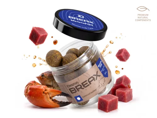 Delphin BreaX balanszírozott bojli/MonstaFISH Monster Crab-Tonhal/24mm/100g