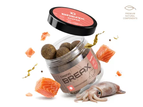 Delphin BreaX balanszírozott bojli/SeaKER Tintahal-Lazac/24mm/100g