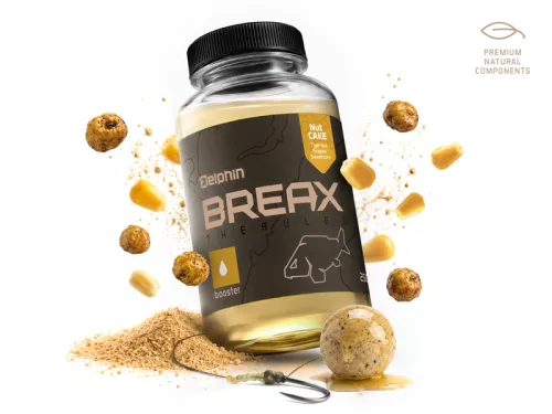 Booster Delphin BreaX/NutCAKE Tigrismogyoró-Scopex-Csemegekukorica/250ml