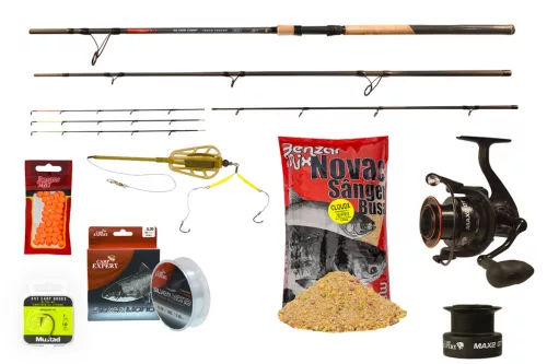 CARP EXPERT SILVER CARP HEAVY FEEDER 4,20M RAPID SZETT ETETŐANYAGGAL ÉS SZERELÉKKEL
