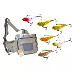   MUSTAD GAME TIME UTAZÓ SZERELÉKES TÁSKA VIBE CSALI VÁLOGATÁSSAL