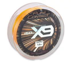   IRON CLAW Pure Contact X9 Orange fonott zsinór / 0,13mm / 150m / 10,80kg