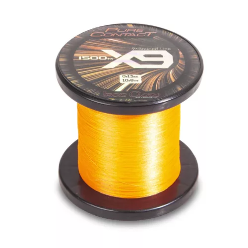 IRON CLAW Pure Contact X9 Orange fonott zsinór / 0,24mm / 1500m / 21,00kg