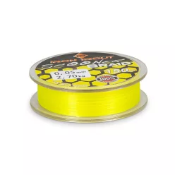 IRON TROUT fonott zsinór Yellow 150m
