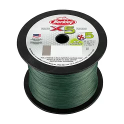   Berkley x5 Braid; 2000m | 2188yd, 0,17mm, 17kg, Low-Vis Green