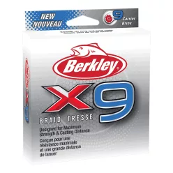 Berkley x9 Braid; 150m | 164yd, 0,06mm, 6,4kg, Low-Vis Green