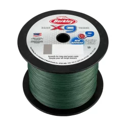   Berkley x9 Braid; 2000m | 2188yd, 0,17mm, 17kg, Low-Vis Green