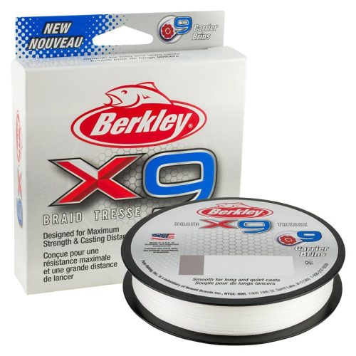Berkley x9 Braid; 150m | 164yd, 0,10mm, 9kg, Crystal