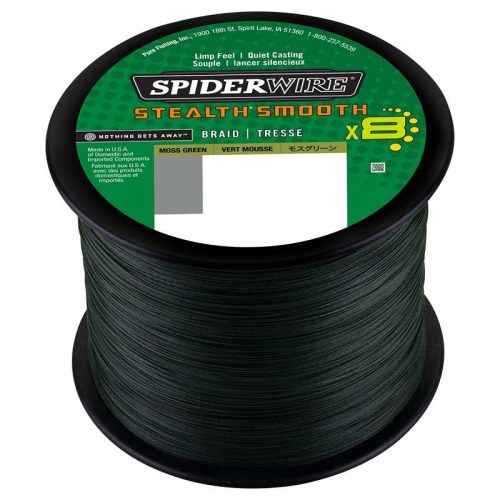 SpiderWire 2000m | 2188yd, 0,09mm, 7,5kg | 16lb , Moss Green