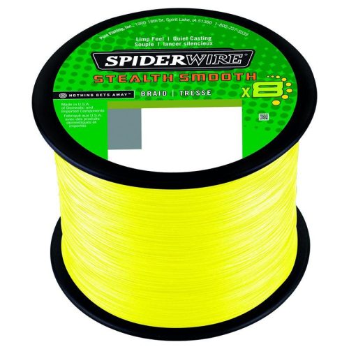 SpiderWire 2000m | 2188yd, 0,23mm, 23,6kg | 52lb , Hi-Vis Yellow