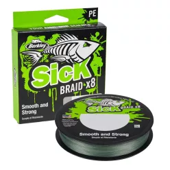   Berkley Sick Braid; 165m | 150yd, 0,23mm, 23,6kg | 52lb , Moss Green