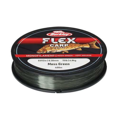 Berkley Flex Carp; 400m | 436yd, 0,30mm, 6,8kg | 15lb , Moss Green