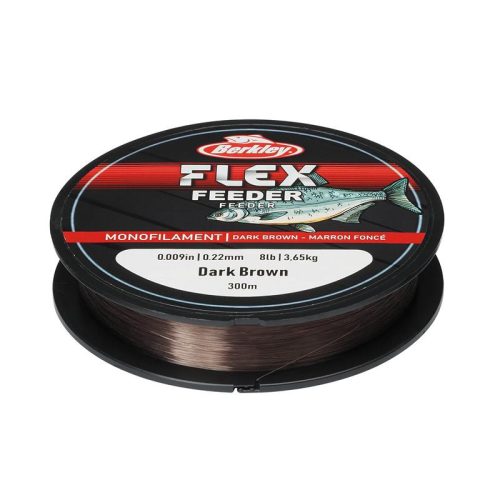 Berkley Flex Feeder; 300m | 330yd, 0,18mm, 2,55kg | 6lb , Dark Brown