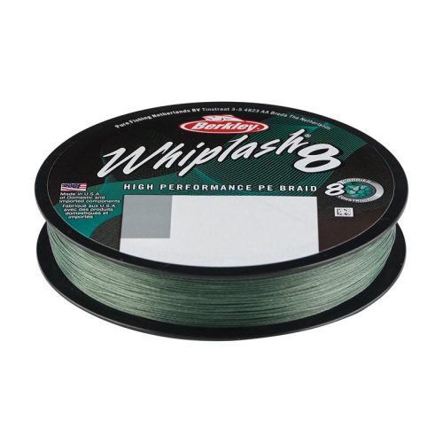Berkley Whiplash8; 150m | 165yd, 0,10mm, 14,8kg | 32lb , Moss Green