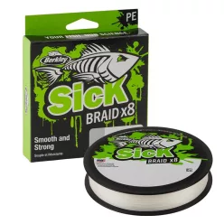   Berkley Sick Braid; 300m | 330yd, 0,12mm, 11,2kg | 24lb , White