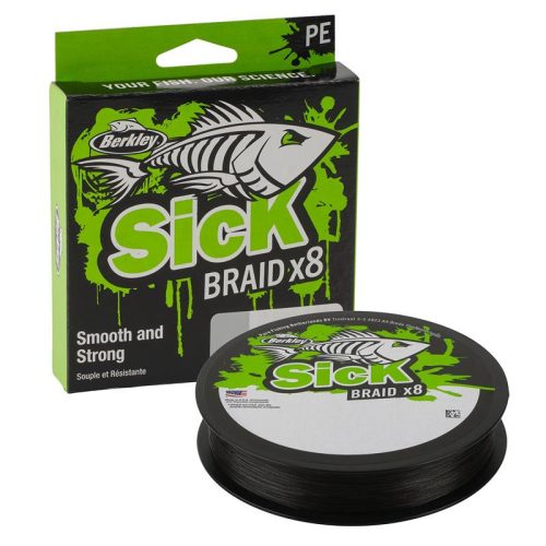 Berkley Sick Braid; 300m | 330yd, 0,33mm, 38,1kg | 83lb , Black