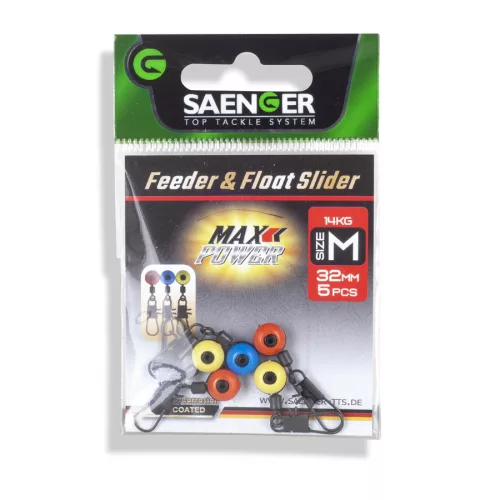 SAENGER forgókapocs feeder M / 32mm / 14kg / 5db