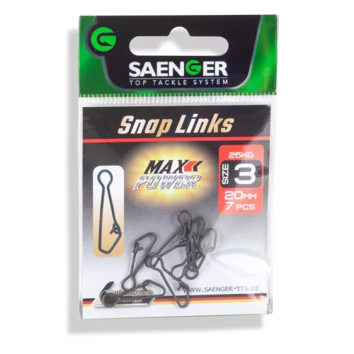 SAENGER Snap Links kapocs 4 / 14mm / 15kg / 8db