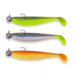   SAENGER Splitfire 12,5cm/ 14g/ horogméret 2/0 / 3db-os jig szett