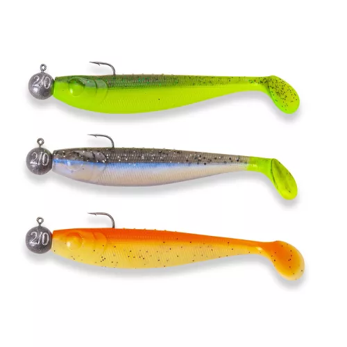 SAENGER Splitfire 12,5cm/ 14g/ horogméret 2/0 / 3db-os jig szett