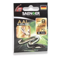 SAENGER Eel elökötött horog 4 / 70cm / 8db