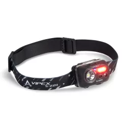   ANACONDA Headlamp Vipex S-220 led fejlámpa / 200-220lm / IPX6 vízállóság / max. üzemidő 6-8 óra
