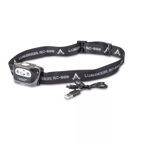 ANACONDA Lumenizer RC-200 led fejlámpa / 200lm / esőálló / USB töltés / 1200mAH / max üzemidő 4,5 óra /
