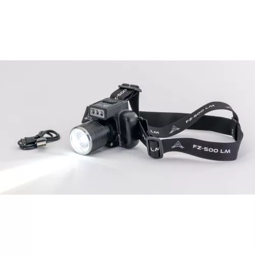 ANACONDA FZ-500LM 500 lumenes, szenzoros fejlámpa zoom funkcióval